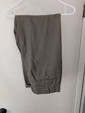 Men's tan Stafford dress pants 34x30
